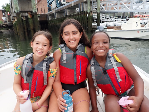 Kids on a boat Kids on a boat