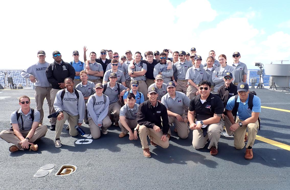 Students onboard Empire State