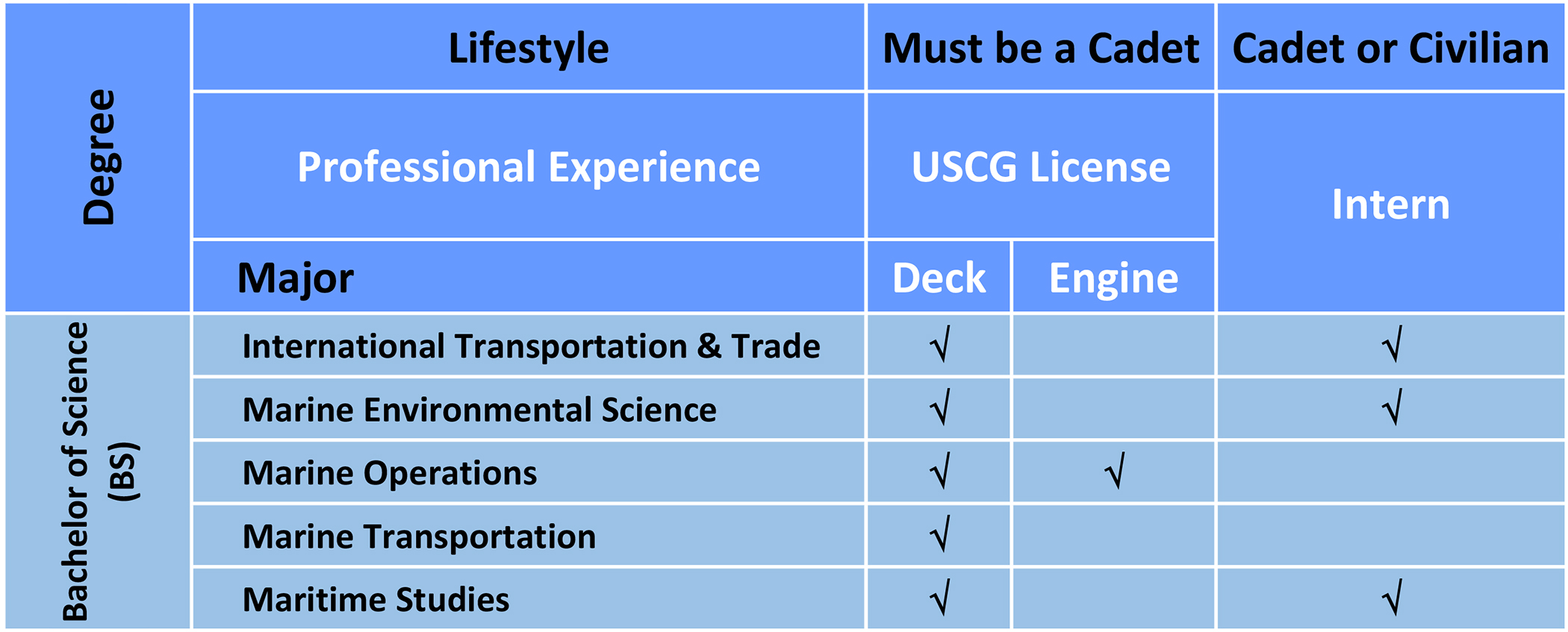 Bachelor of Science Degree Program