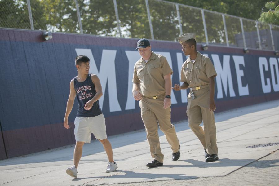 Students walking 