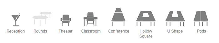 Welcome Center Conference Room Icons